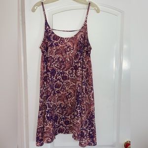 Free people pink paisley dress, great condition